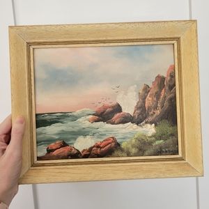 Original oil painting - vintage- Minnie Wonsmos